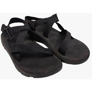 Chaco‎ Sandals Men's Size 9M Zcloud J106763 Sport Solid Black Hiking Water Shoes